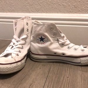 White High top Converse